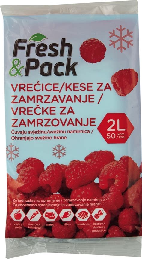 Vrečke za zamrzovanje Fresh Pack 2 l 50 1