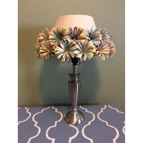 Vintage Map Rosette Lamp Aptdeco