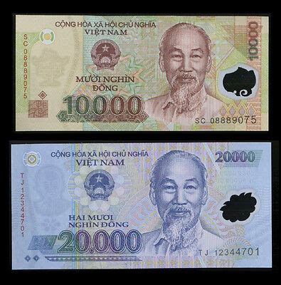 Vietnam Dong 20 000 X 10 Piece 200 000 Currency VND PCS Vietnam Coins