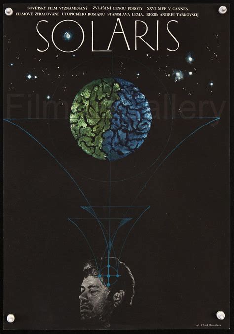 Solaris Movie Poster 1975 Czech mini (11x16)