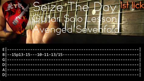 Avenged Sevenfold Synyster Gates Seize The Day