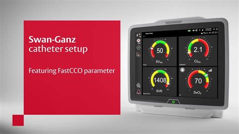 Swan Ganz Catheter Setup Featuring Fast Cco Parameter Youtube