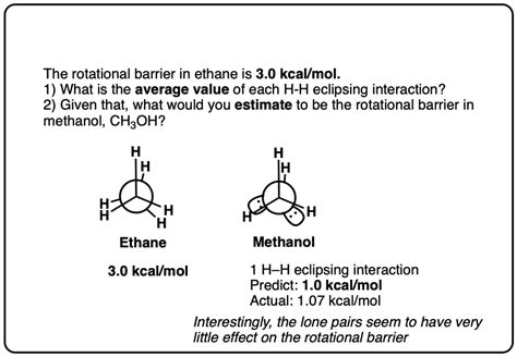 Staggered Vs Eclipsed Conformations Of Ethane Master Organic Chem