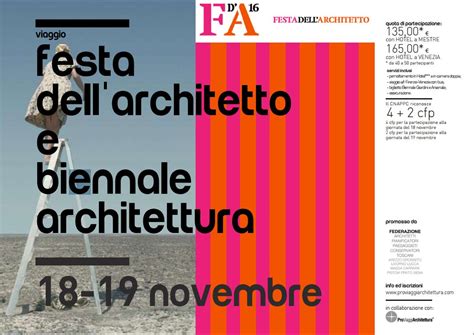 Festa Dell Architetto E Biennale Architettura E Novembre