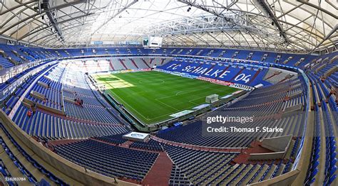 A general view of the stadium prior to the Bundesliga match between ...