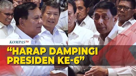 Prabowo Mohon Wiranto Dampingi Presiden Selanjutnya Youtube