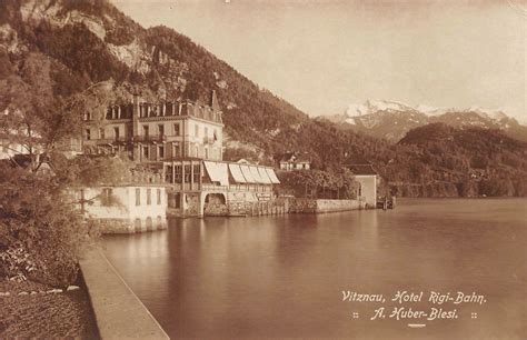 Vitznau Hotel Rigi Bahn Ansichtskarten Shop AK Fundus