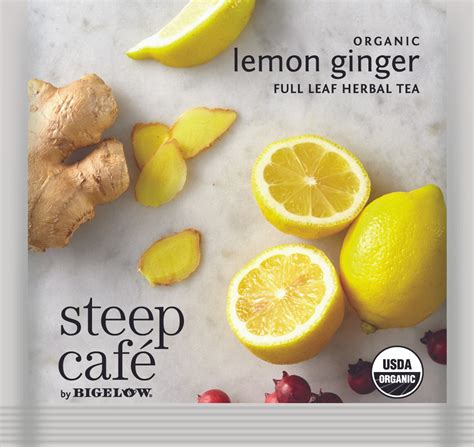 Steep Cafe Organic Lemon Ginger 50cs Chicago Coffee Masters