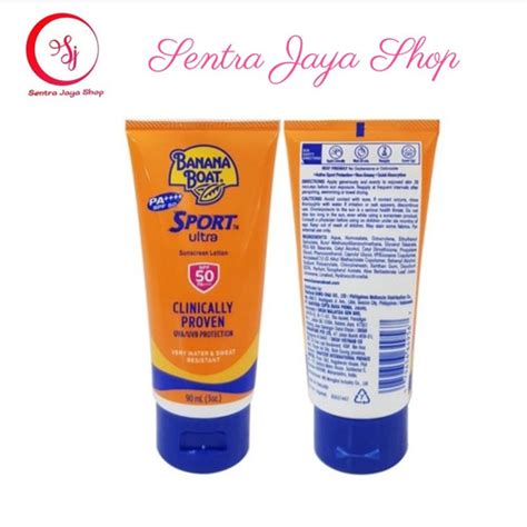 Jual Banana Boat Sport Ultra Sunscreen Lotion SPF 50 90 Ml SPF50 90ml