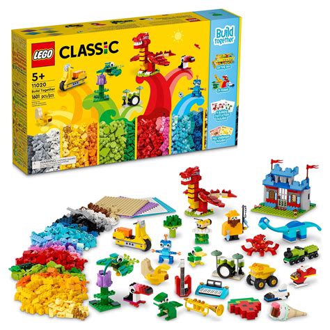 LEGO Classic 11020 - Truck, Train, Helicopter, Dinosaur, and Music ...