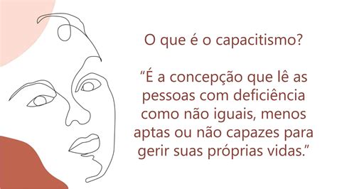 O que é capacitismo discriminação do não padrão PPT