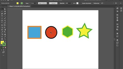 Adobe Illustrator 2020 Aplicar Color Al Relleno Y Al Trazo Youtube