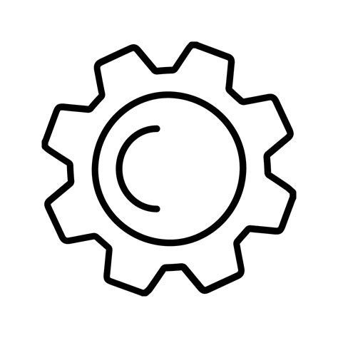 Cogwheel Vector Icon 40085844 Vector Art At Vecteezy