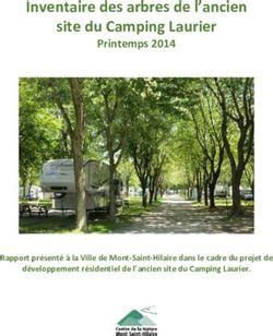 Inventaire Des Arbres De L Ancien Site Du Camping Laurier Printemps