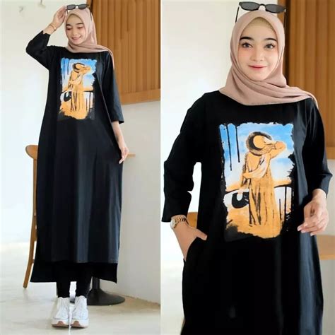 CUAN ID Minji Midi Baju Midi Dress Bahan Combed Midi Dress