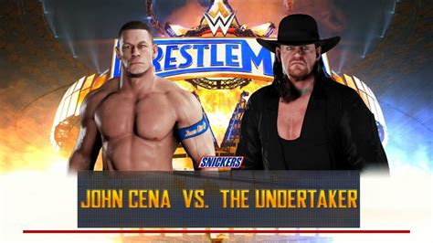 Wwe 2k18 John Cena Vs The Undertaker Youtube