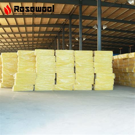 24kg M3 Density Construction Material Glass Wool Insulation Board China Glass Wool Board And