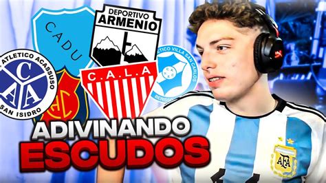 ADIVINANDO 100 ESCUDOS DEL FUTBOL ARGENTINO CUANTOS CONOZCO YouTube