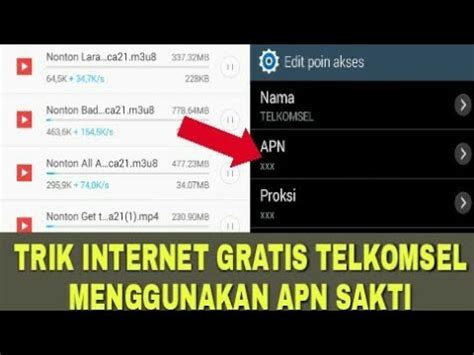 Cara Internetan Gratis Telkomsel Cara Internetan Gratis Dalam Mode