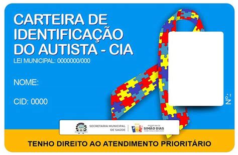 Carteirinha de identificação do autista saiba o que é e como fazer