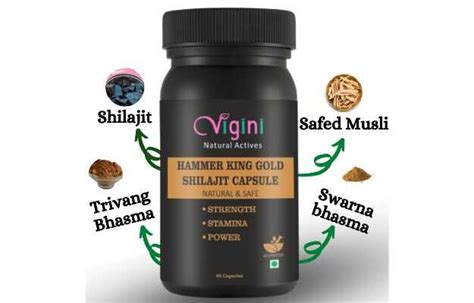 Vigini Natural Actives Hammer King Gold Shilajit Penis Enlargement