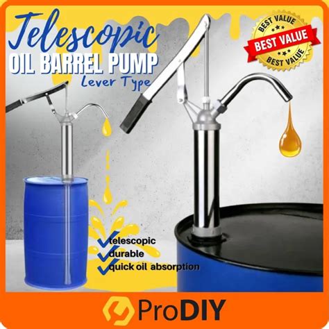 Telescopic Oil Barrel Pump Oil Pump Lever Action Manual Hand Pump Fast