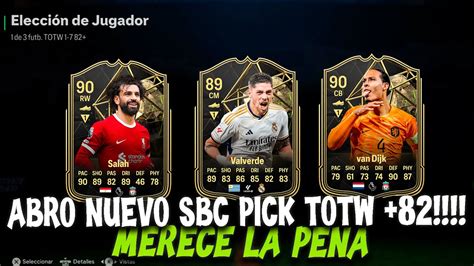 ABRO NUEVO SBC PLAYER PICK TOTW 82 ASEGURADO MERECE LA PENA En EA