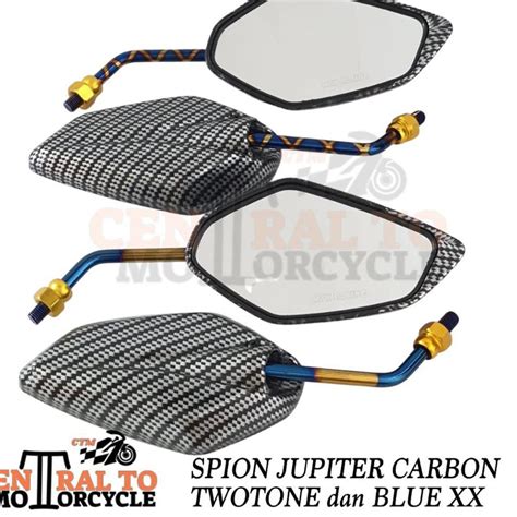 Jual Jtr Jl E Spion Jupiter Z Twotone Dan Blue Xx Pendek Carbon