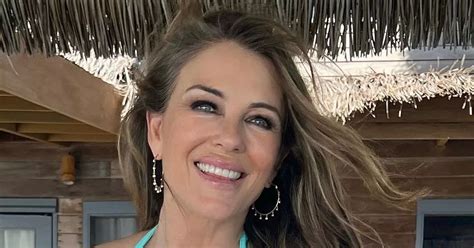 Elizabeth Hurley 58 Wows Fans With New Bikini Snap As She Says Let The Detox Begin Mirror Online