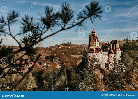 Gothic Count Dracula Bran Castle In Romania Stock Image Image Of