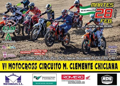 El D A De Andaluc A Acoger La Vi Motocross Ciudad De Chiclana