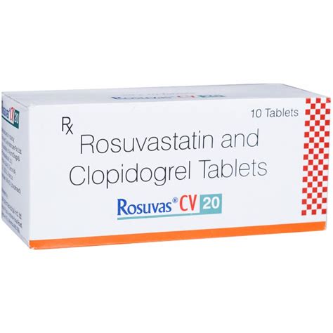 Buy Rosuvas CV 20 Mg Tablet 10 Tab In Wholesale Price Online B2B