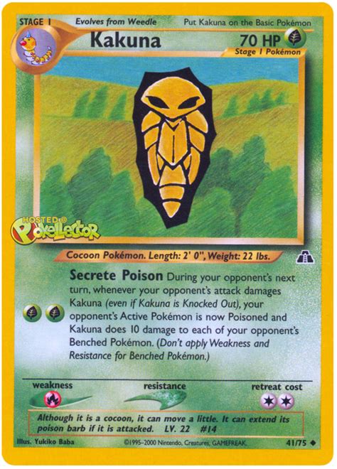 Kakuna - Neo Discovery #41 Pokemon Card