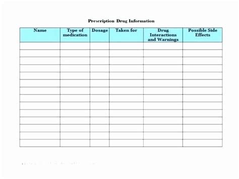 Contact Lens Prescription Template