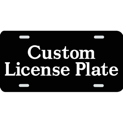 Custom License Front Plate 6 X 12 040 Aluminum Personalized Novelty Vl0406