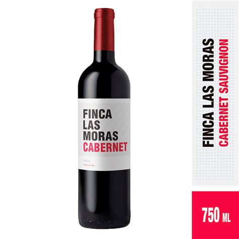 Vino Cabernet Sauvignon Finca Las Moras 750ml - Masonline - Más Online