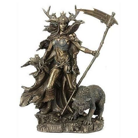 Hel Goddess Of The Norse Underworld Statue In Norse Goddess