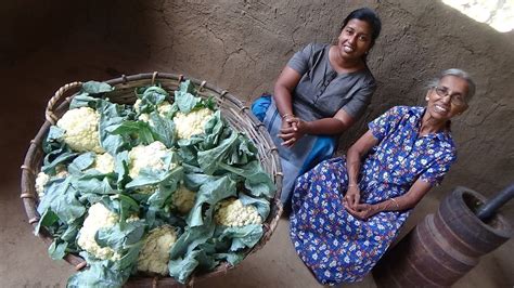 Cauliflower Stir Fry Recipe By Grandma And Daughter Village Life