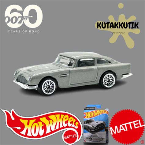 Jual Hot Wheels Mobil Sedan Aston Martin DBS Goldfinger Sixty Years Lot E HW