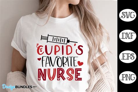 Cupids Favorite Nurse Svg Nurse Valentines Day Svg