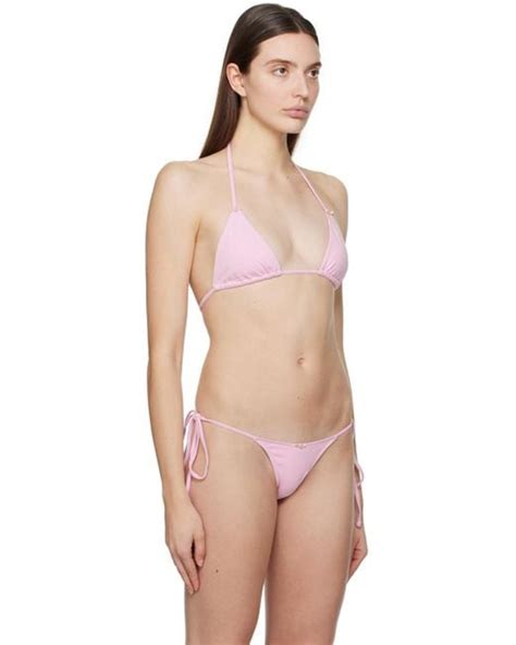 Frankie S Bikinis Nick Bikini Top In Pink Lyst