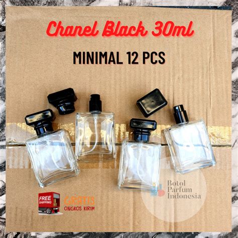 Jual Botol Parfum Kosong Spray Kaca Drat Putar Chanel Coco Black Ml