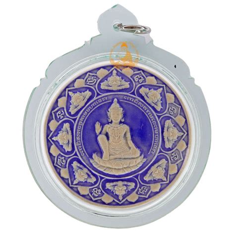 Lakmueng 2550 Jatukam And Pidta Pangpakang Blue Colour Ceramic 5 Cm