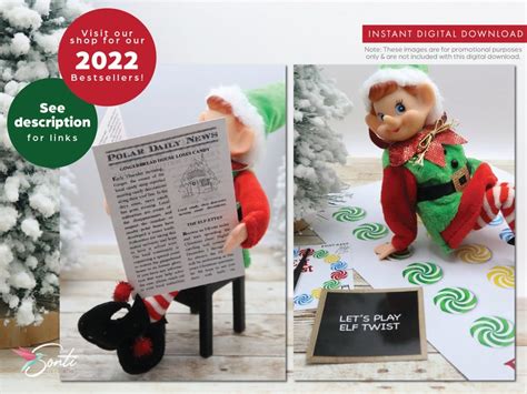 Elf Printable Magazine Christmas Elf Kit Elf Ideas Elf Etsy