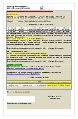 2º basico a 03 de julio PDF