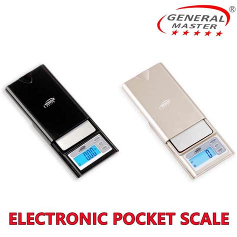 General Master Weighing Scale Electronic Pocket Scale With Piece