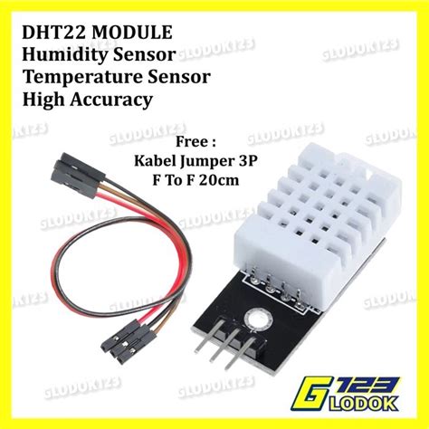 Jual DHT22 AM2302 Temperature Humidity Sensor Suhu Kelembaban Modul