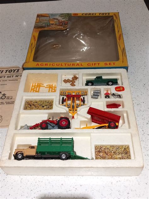 Corgi Gift Set Agricultural Set Original Box Does Have Missing