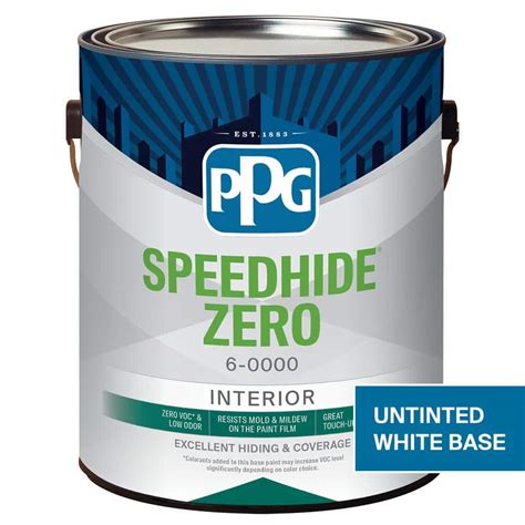 Ppg Speedhide Pro Ev Zero Gal Base Flat Interior Paint Xi