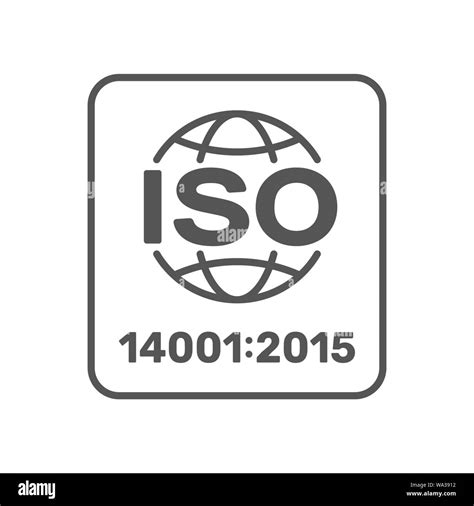 Iso 14001 2015 Simbolo Certificate Iso 14001 2015 Certificato Di